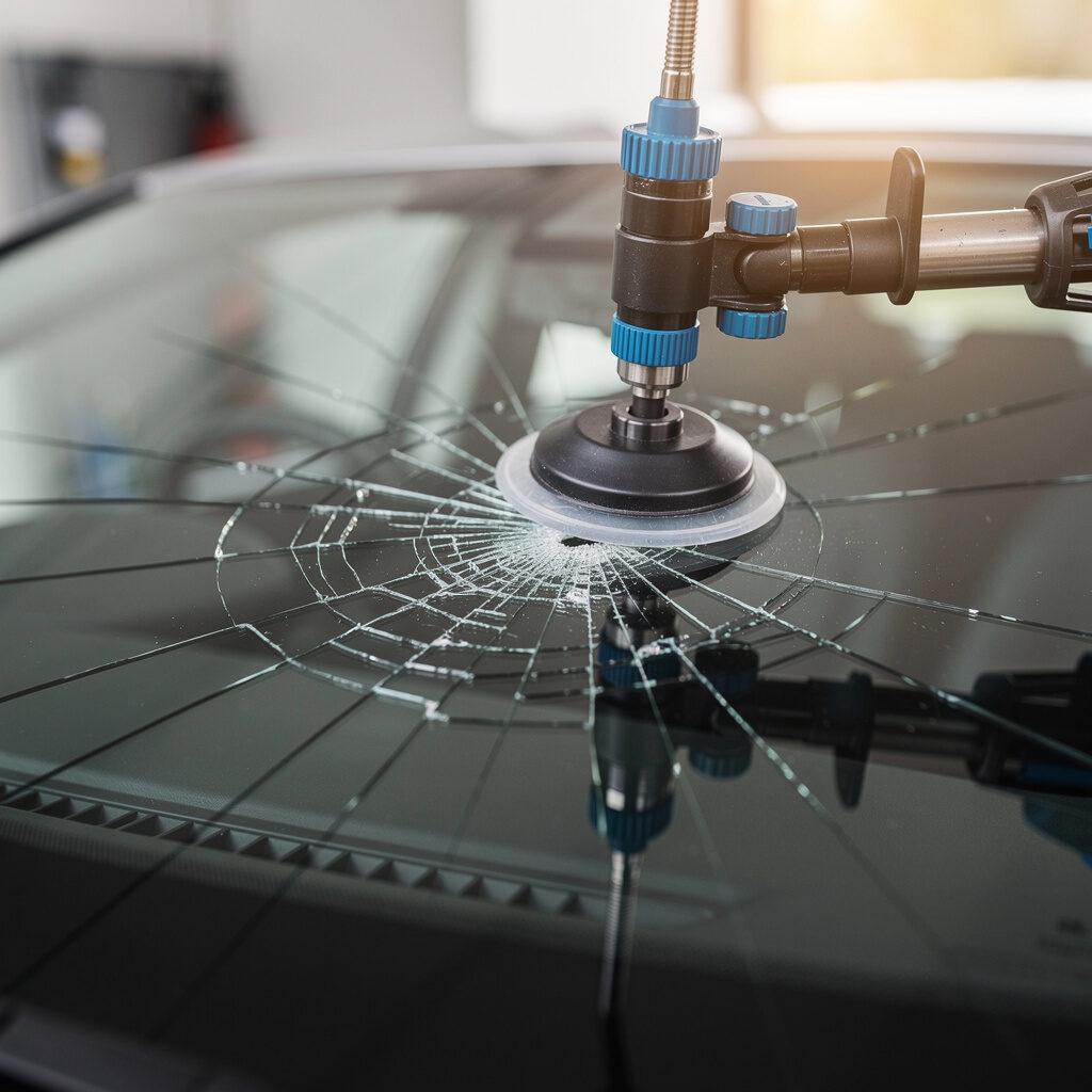 Fachgerechte Reparatur bei Steinschlag